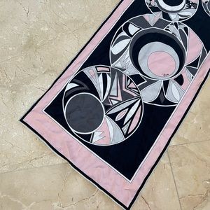 Emilio Pucci Long Silk Scarf